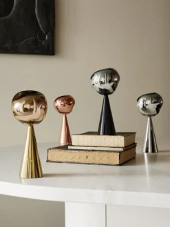 Melt Portable Bordlampe, silver fra Tom Dixon