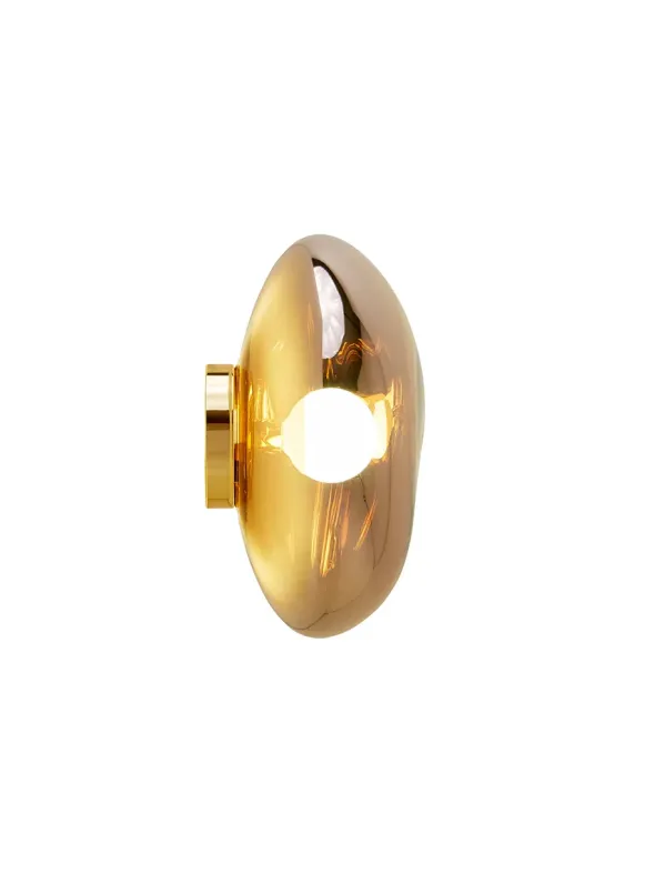 Melt Surface Væglampe, gold fra Tom Dixon