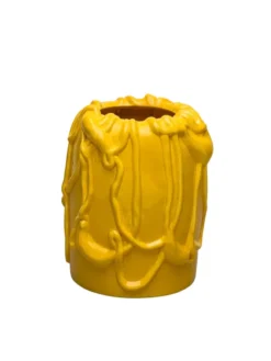 Michael Kvium Jam Vase, empire yellow fra raawii