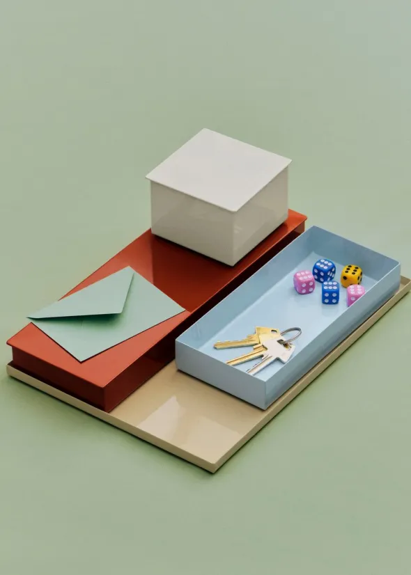 Modular rektangulær bakke fra Hay