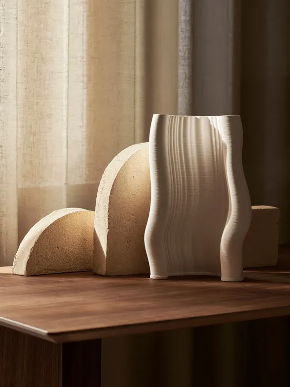 Moire Vase, large fra Ferm Living