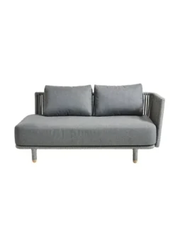 Moments 2 pers. Sofa venstre inkl. hynder fra Cane-line