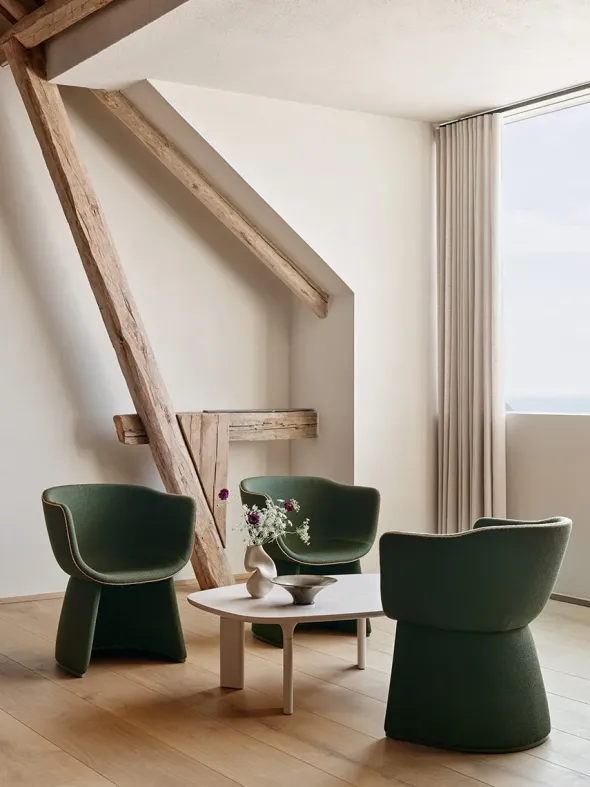 Monolit Lounge Chair m. Keder fra Fritz Hansen