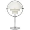 Multi-Lite Portable Bordlampe, krom/hvid fra GUBI