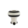 Mushroom Vase, black fra raawii