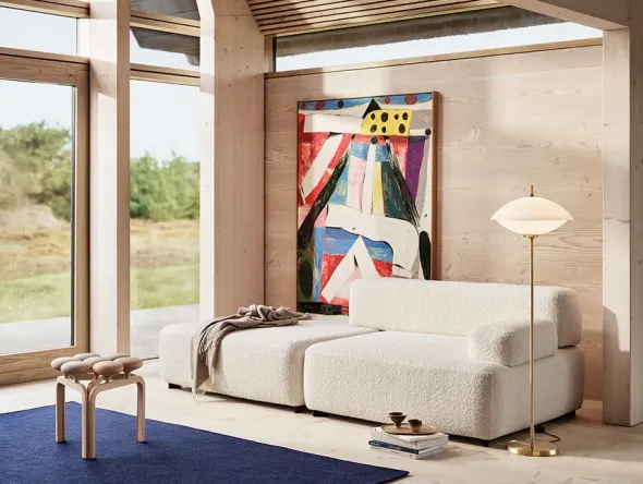 Musling Gulvlampe fra Fritz Hansen