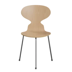 3100 Myren med 3 ben, krom stel af Arne Jacobsen