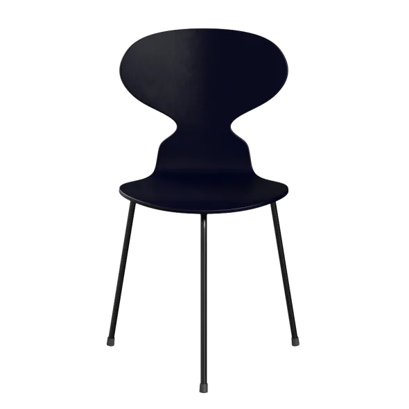 3100 Myren med 3 ben, sort stel af Arne Jacobsen