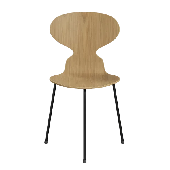 3100 Myren med 3 ben, sort stel af Arne Jacobsen