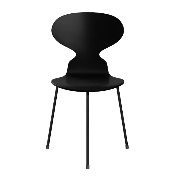3100 Myren med 3 ben, sort stel af Arne Jacobsen