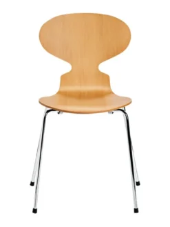3101 Myren Stol i natur finer af Arne Jacobsen