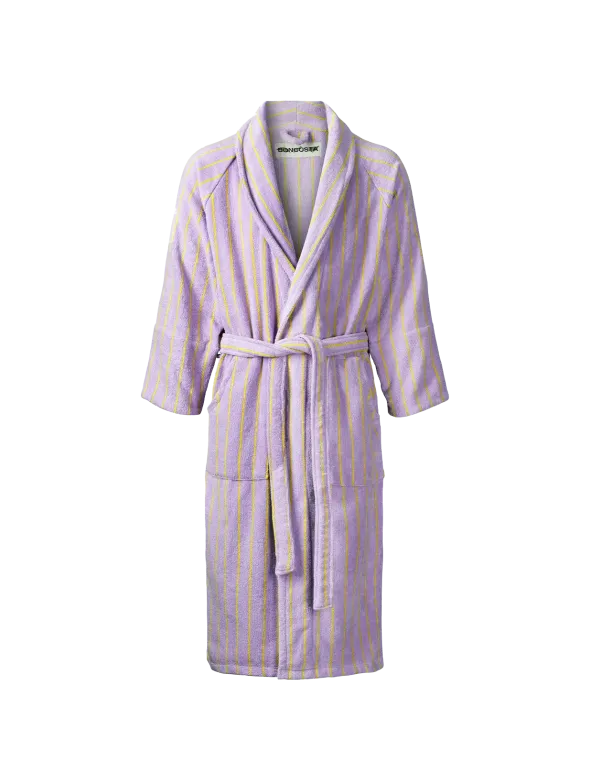 Naram badekåbe, Lilac & Neon Yellow fra Bongusta