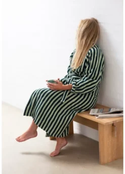 Naram badekåbe, Seafoam & Deep Teal fra Bongusta