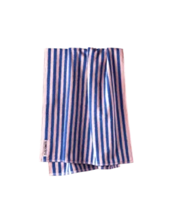 Naram towel - Dazzling blue & Rose fra Bongusta