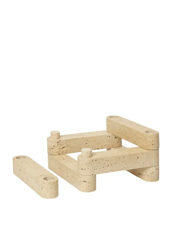 Newel Modular Candle Holder, lysestage sæt af 6 fra Ferm Living
