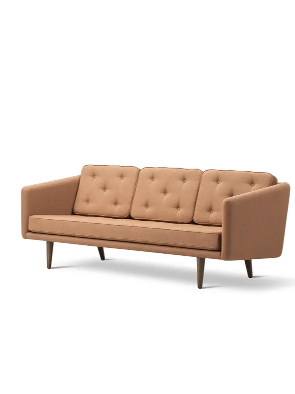 No. 1 Sofa 3-personer, re-wool af Børge Mogensen