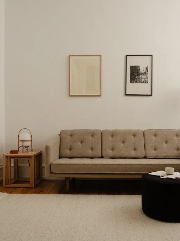 No. 1 Sofa 3-personer, re-wool af Børge Mogensen