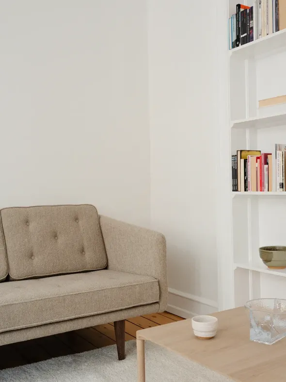 No. 1 Sofa 3-personer, re-wool af Børge Mogensen