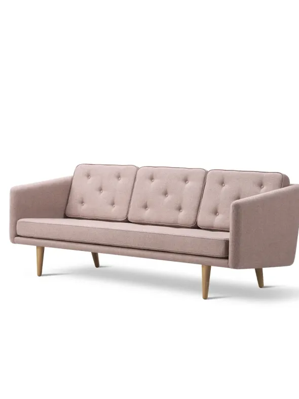 No. 1 Sofa 3-personer, re-wool af Børge Mogensen