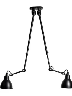 Nr. 302 dobbelt loftlampe fra Lampe Gras