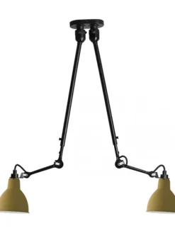 Nr. 302 dobbelt loftlampe fra Lampe Gras