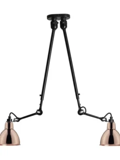 Nr. 302 dobbelt loftlampe fra Lampe Gras