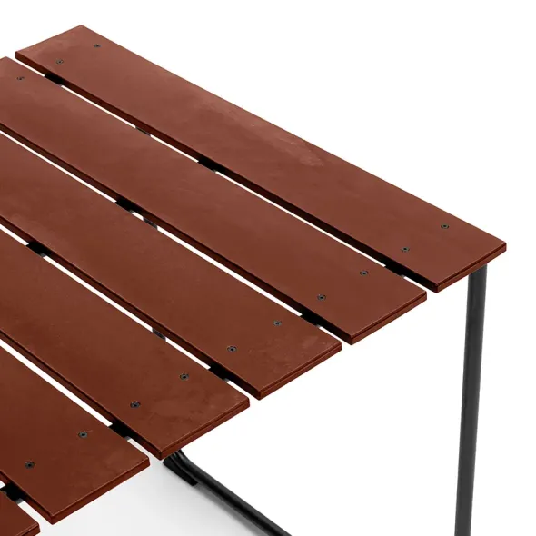 Ocean Havebord 140x70, burnt red fra Mater