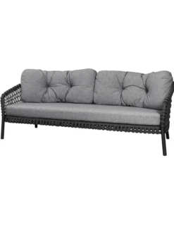 Ocean large 3-pers. Sofa, soft rope fra Cane-line