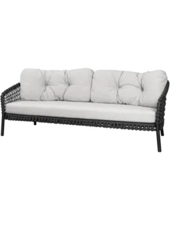 Ocean large 3-pers. Sofa, soft rope fra Cane-line