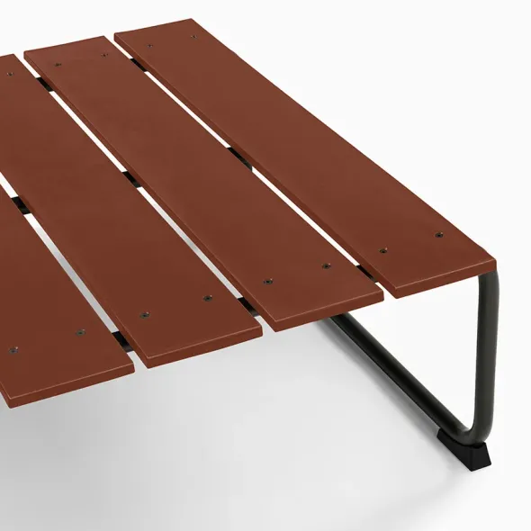 Ocean Loungebord, burnt red fra Mater