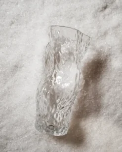 Ostrea Vase, klart glas fra Hein Studio