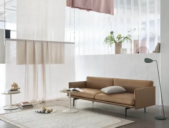 Outline 3 pers. sofa fra Muuto