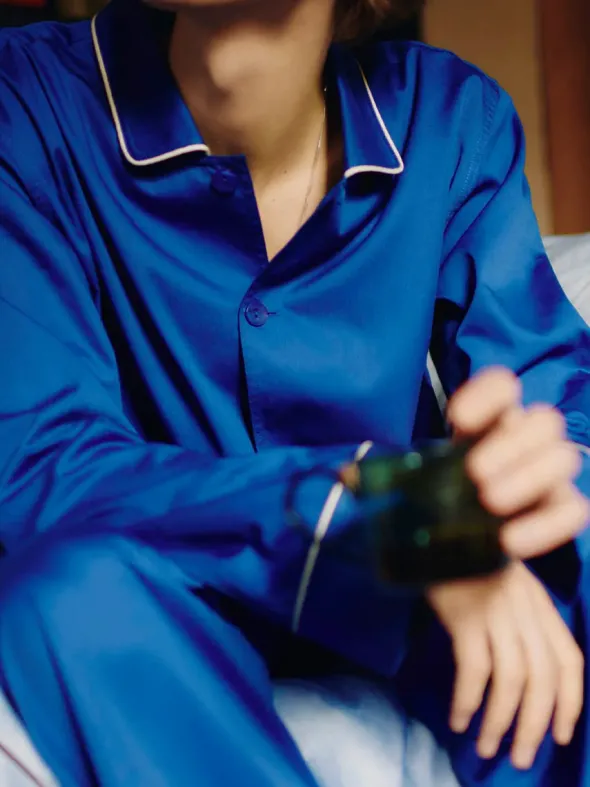 Outline Pyjama L/S Shirt fra Hay