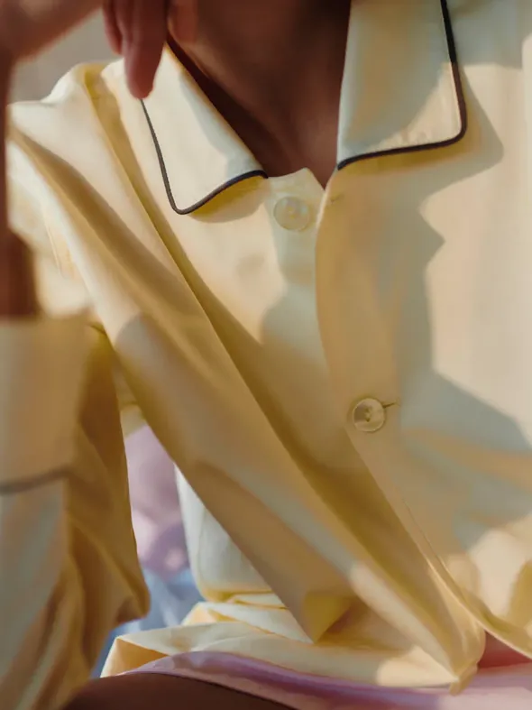 Outline Pyjama L/S Shirt fra Hay