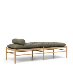 OW150 daybed eg olie, Terra-læder af Ole Wanscher