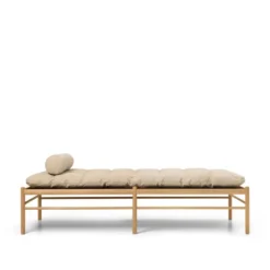 OW150 daybed eg olie, Terra-læder af Ole Wanscher