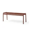Palissade Bench, iron red fra Hay