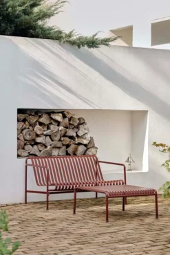 Palissade Lounge Sofa, iron red fra Hay