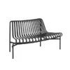 Palissade Park Dining Bench, out, antracit fra Hay