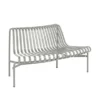 Palissade Park Dining Bench, out, sky grey fra Hay
