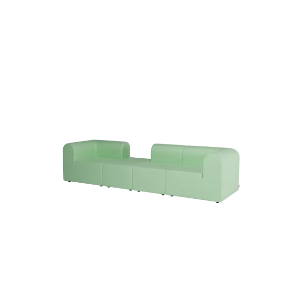Paradigm 4-personers sofa med armlæn fra Montana