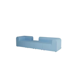 Paradigm 4-personers sofa med armlæn fra Montana