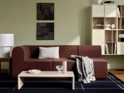 Paradigm 3-personers sofa med pouf venstre fra Montana