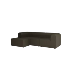 Paradigm 3-personers sofa med pouf venstre fra Montana