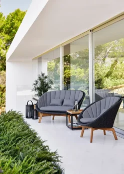 Peacock 2-pers. Sofa, Soft Rope fra Cane-line