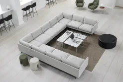 Piloti Bord, hvid carrara fra Fredericia Furniture