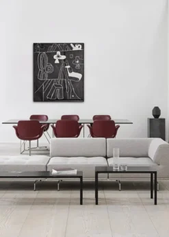 Piloti Bord, sort laminat fra Fredericia Furniture