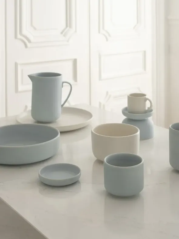 Pisu 17 Espresso Cup, vanilla white fra Louise Roe