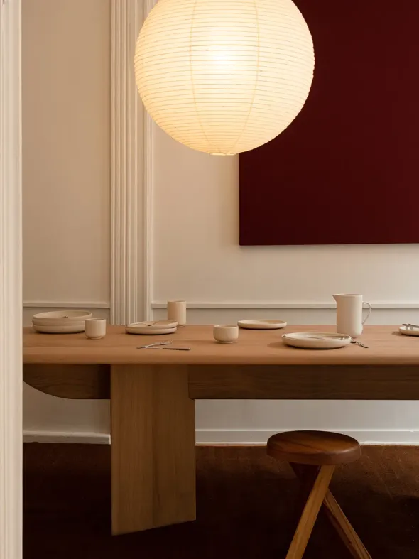 Pisu 16 Plate, vanilla white fra Louise Roe