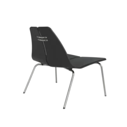 PK23 forsidepolstret, Black af Poul Kjærholm